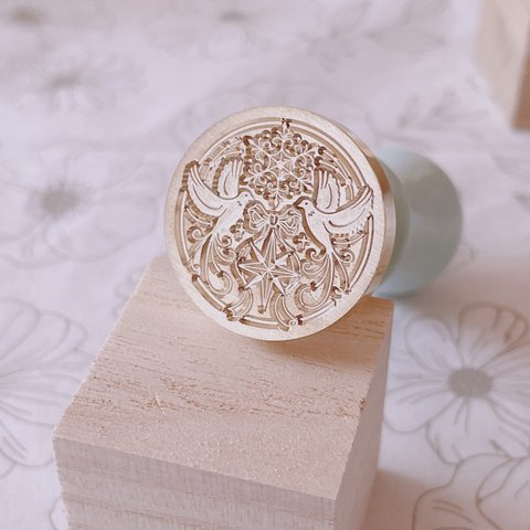 ★New★シーリングスタンプ【送料無料❤︎】ヘッド　アンティーク　手紙　招待状　ハンドメイド