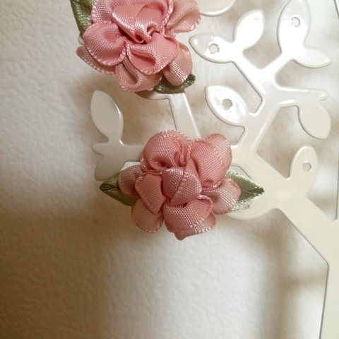 【sale】【送料無料】リボンのお花がかわいいイヤリング