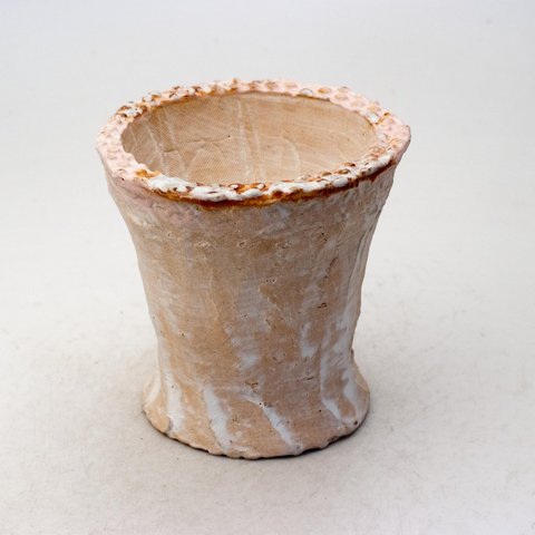陶器製（2号ポット相当）　多肉植物の欲しがる植木鉢 ICMcd-ピンク3530