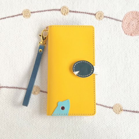 ＊手帳型スマホケース＊カエル in sumaho