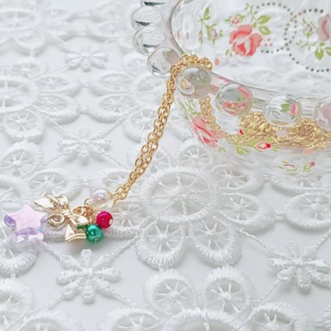 ゆめかわいいプリンセス系♡キラキラロングネックレス