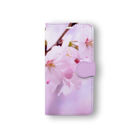 桜 7 手帳型 スマホケース　さくら　iPhone Xperia Galaxy AQUOS arrows Google pixel