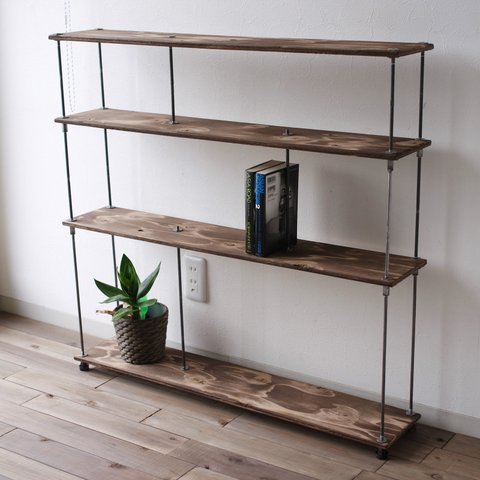 wood iron shelf 870*910*225