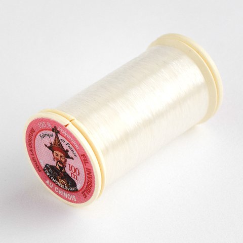 オートクチュール刺繍糸　透明糸【おじさんマークのフランス製】