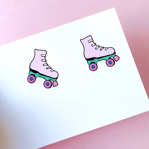 ポストカード・ローラースケート　Postcard Rollerskates