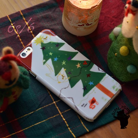 クリスマスのスマホケース