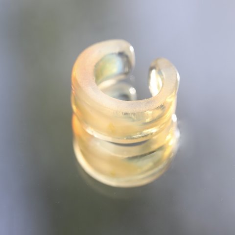 Ear cuff（Golden Moonstone ）：波動玉®【現品一点物】2