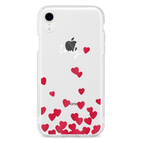 Lovely Hearts 13 12 SE 11 XS XR 8 7 iPhone ケース