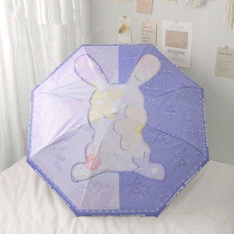 晴雨兼用傘 自動開閉傘 日差し対策 日傘 雨傘  紫外線対策 花柄 カラー 傘袋付き