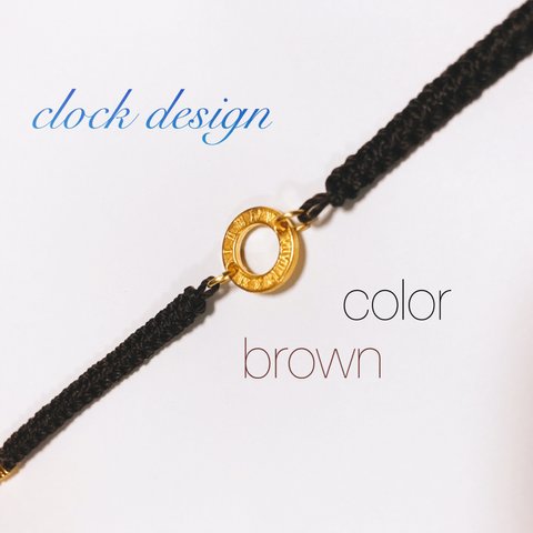 【送料無料】clock bracelet