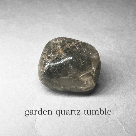 garden quartz tumble / ガーデンクォーツタンブル 14 ( レインボーあり )