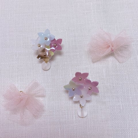 【ピアス/イヤリング】Relax flowers