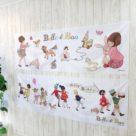 タペストリー 壁掛け 180×60cm Belle&Boo ベル＆ブゥ ベルアンドブー