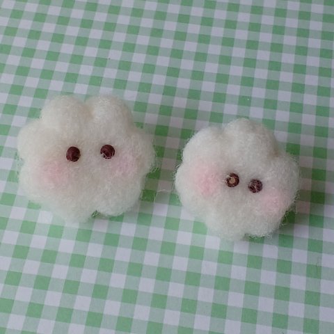 くも☁️のピンバッジ2点セット