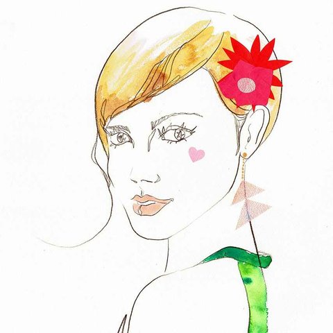 【原画】tropical woman