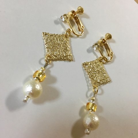 ハンドメイド✳︎イヤリングorピアス