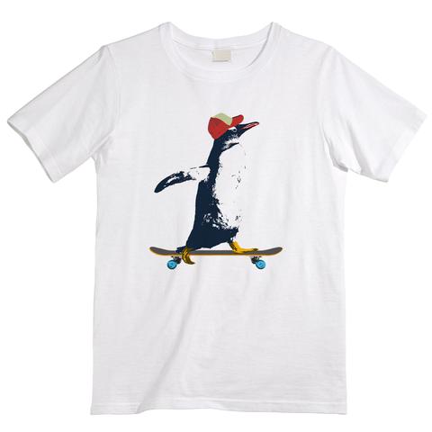 [Tシャツ] Penguin riding