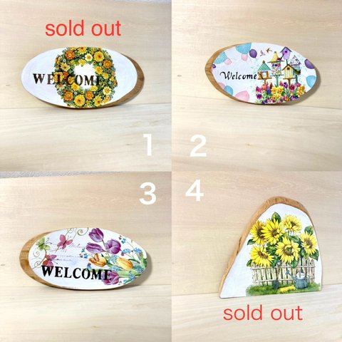 ☆Sale2,500円→2,000円　檜のプレート【welcomeボード】現品限り　国産檜　ウエルカム　