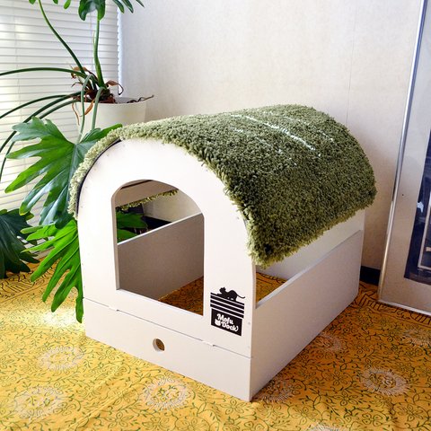 猫トイレカバー兼用ベッド「モフドック」