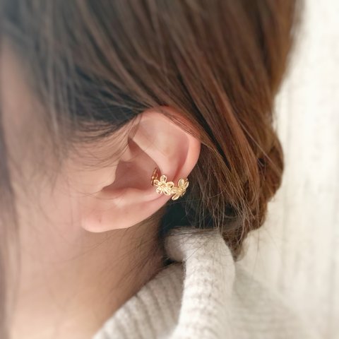 【JORIE】FLOWER BOUQUET  Ear cuff