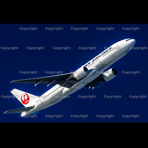★飛行機画像 No,H-0044「日本航空/JAL　B777-200」JPEGデータ★