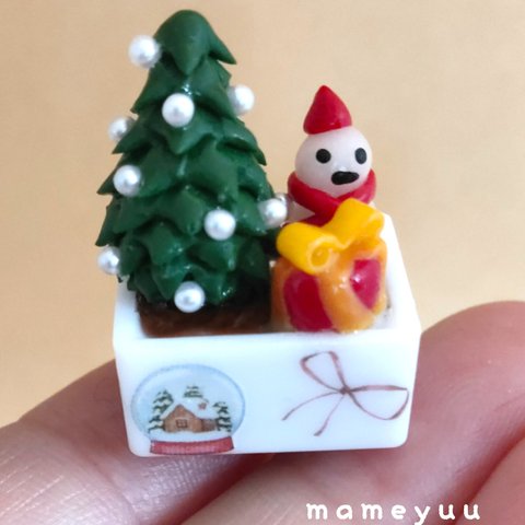 ミニチュア　小さなクリスマスの世界マグネット②