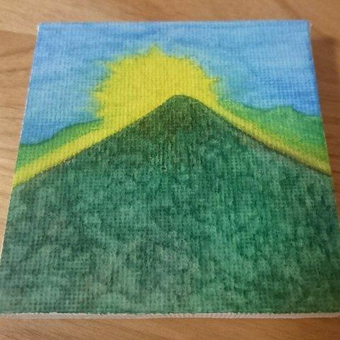 山と太陽