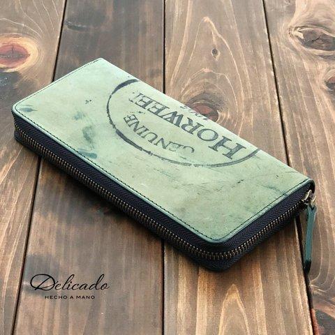 HORWEEN ホーウィン シェルコードバン × 栃木レザー ロングウォレット