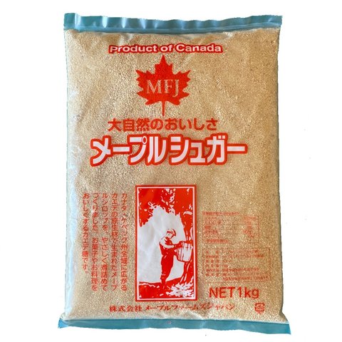メープルファームズジャパン MFJ メープルシュガー 濃厚 コクと香り 顆粒タイプ 1kg 