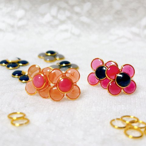 【ピアス】＊Round　Flower＊