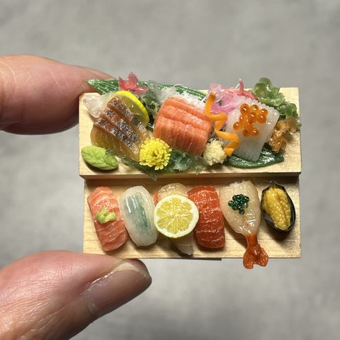 刺身と寿司盛合せ　白台