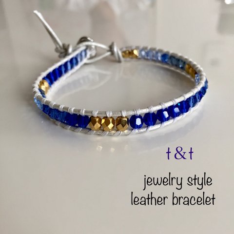 t&t jewelry style レザーブレスレット