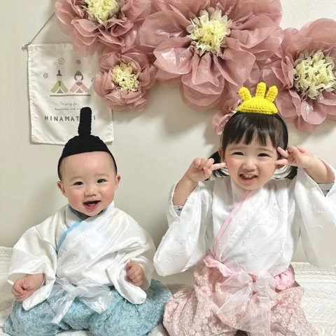 ひな人形🎎帽子･カチューシャひな祭りコスプレ