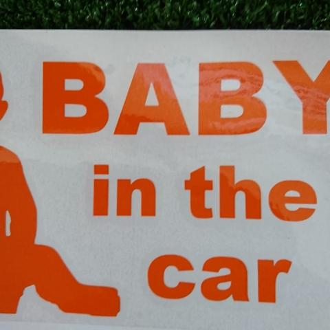 BABY in the car ステッカー