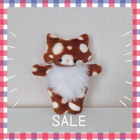 【SALE】ねこバンビ♡手のひらサイズのぬいぐるみ♡