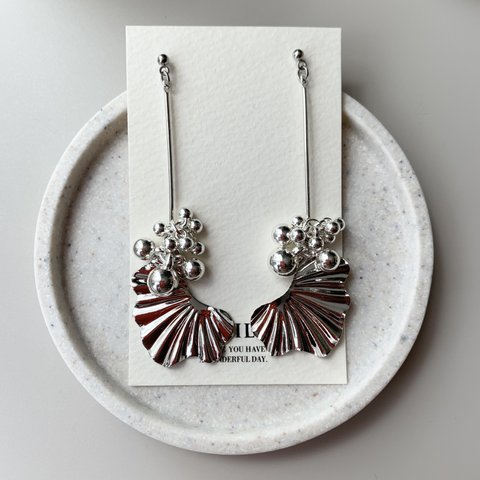 【pendulum】silver/pierce/earring