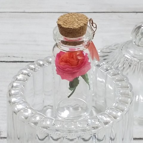 ﾐﾆ布花♡薔薇＊ｺｰﾗﾙ·ﾊｰﾄ