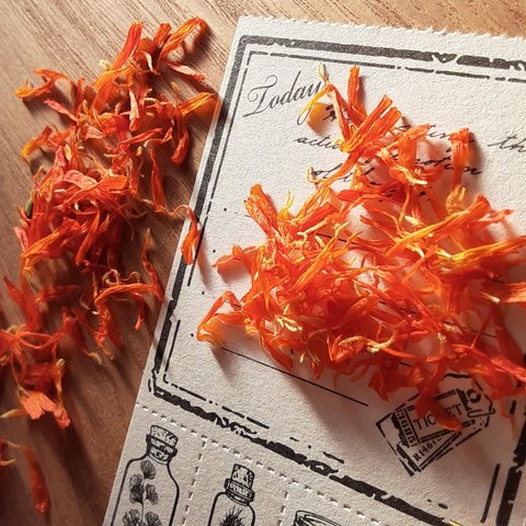 ～綺麗なオレンジ～  花びら ハーバリウム レジン サシェ ドライフラワー 花材