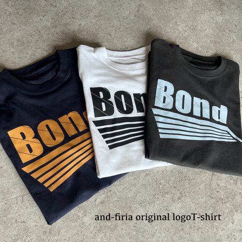 大人のロゴTシャツ「Bond」