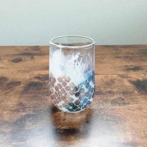 紫陽花グラス  