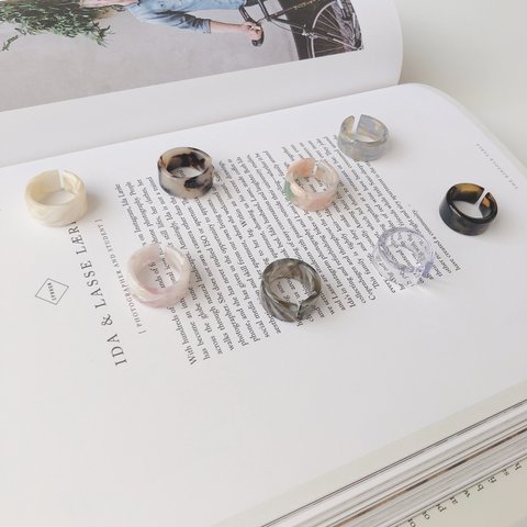 marble bold ring(14号)