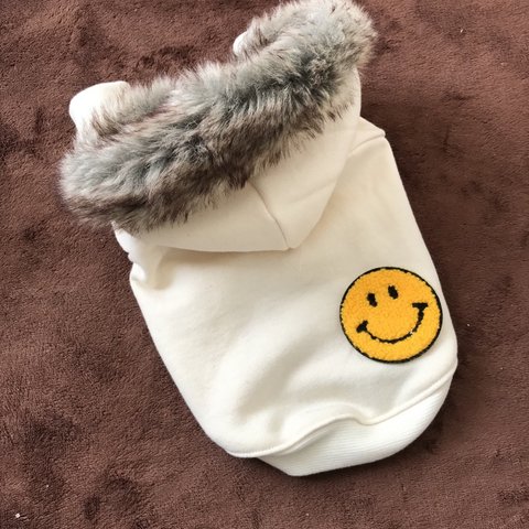 ☆犬服☆ オーガニックコットンパーカー　ハンドメイド　オーダー