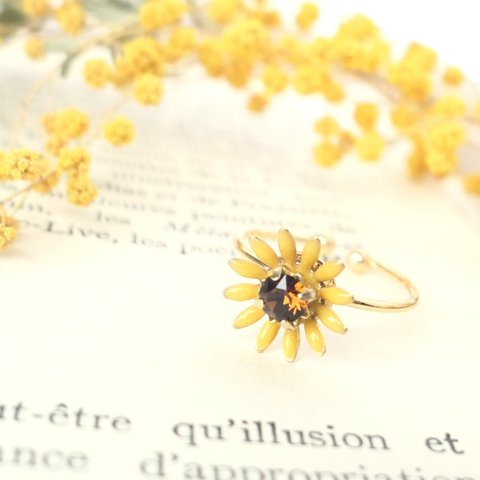 ◆ 夏の小さな向日葵(ひまわり)🌻✨【指輪/リング】◆