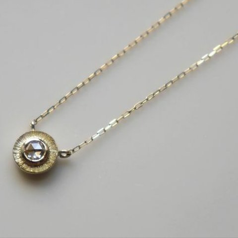 K10 Rosecut diamond necklace★ローズカット★ダイヤモンド★ネックレス★