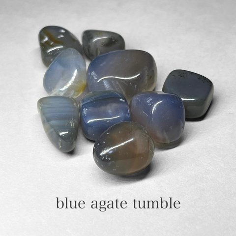 blue agate tumble / ブルーアゲートタンブル A