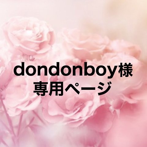 【dondonboy 様・専用ページ】商品2点