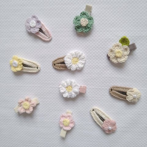 【送料無料】お花ヘアピン🌼