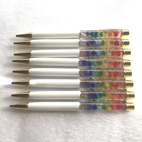 ハーバリウムボールペン rainbowK
