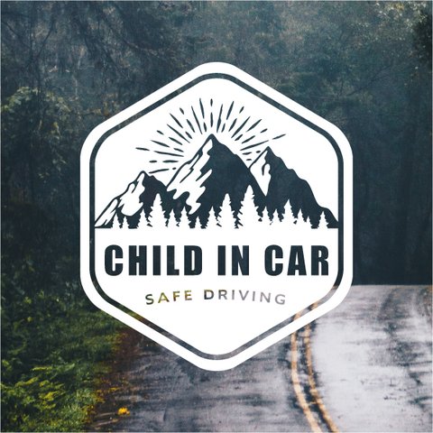 送料無料【CHILD IN CAR】カーステッカー