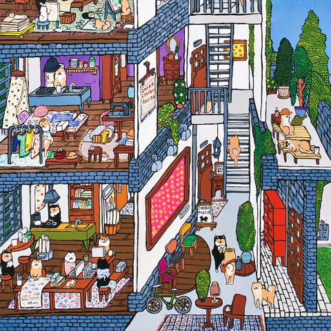 【A4サイズorA3サイズポスター】SHIBA GARDEN APARTMENT（シバ ガーデン アパートメント）